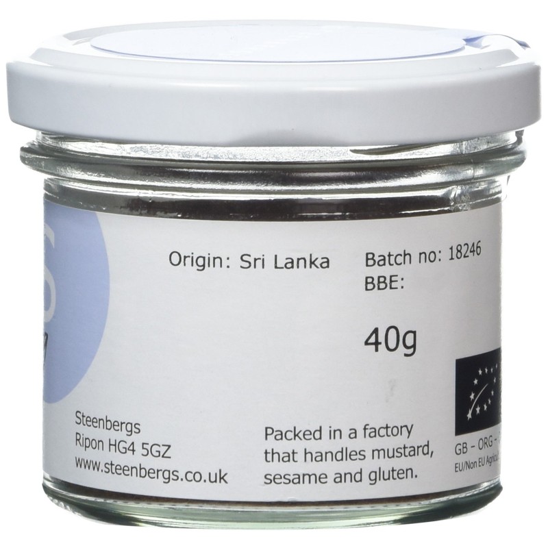 Steenbergs Organic Ground Nutmeg Standard Jar - 40g