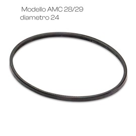 OPPAHA Secuqick Lid Seal for AMC Pots - Model 28 and 29, Diameter 24 cm - Compatible, Not Original Replacement Part