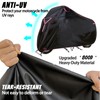 Heavy Duty Motorcycle Cover, 800D Outdoor Storage Moped Cover, All-Weather