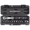 1/4 Inch Torque Wrench and Socket Wrench Set 15 Pieces