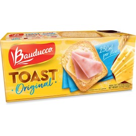 Bauducco Original Toast | Light & Crispy Toasted Bread, (Pack of 4)