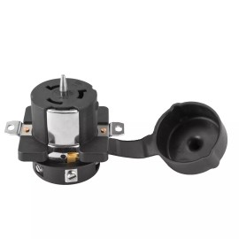 EPICORD 50 Amp 125/250Volt Female SS2-50R locking connector with Pin Black