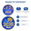 Tyzarglef 2025 Graduation Plates and Napkins ,Blue and Gold Class
