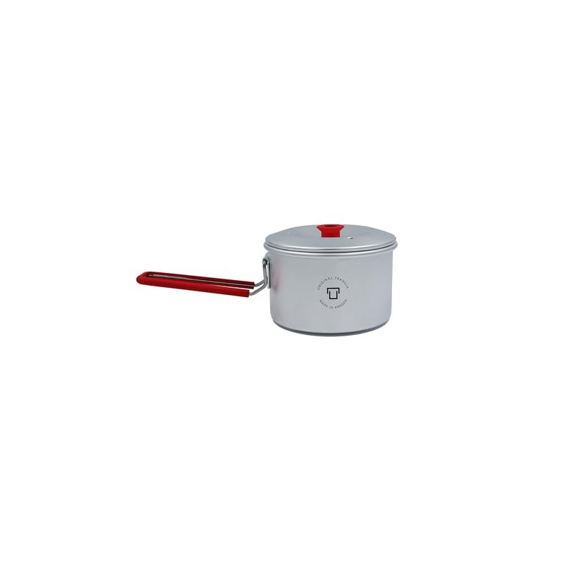 Trangia T-Cup with Lid - Multifunctional Cup, Colour: Red