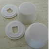 Flat Top Dome Caps for Toilet Floor Bolts, Easy Snap-On,