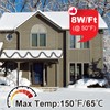 MAXKOSKO Gutter Heater for Roof Snow Melting, Self Regulating Heating