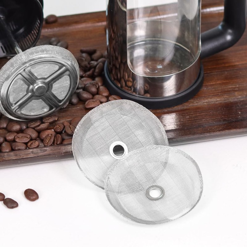 wedrink 6Pcs French Press Filters Screen Replacement for 12OZ French