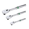 SK 3-Piece Ratchet Set, 1/4″, 3/8″, 1/2″ Drive Ratchet, Pear