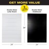 Excello Global Products 24"x36" Replacement Changable Letter Message Board for