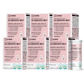 The Health Dream Women's Vaginal Lactobacillus Lactobacillus Breast Milk Derived Cranberry Lactobacillus 30 Capsules, 6 Pieces / 더건강드림 여성 질유산균 락토바실러스 모유유래 크랜베리 유산균 30캡슐, 6개