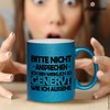 glitzertassen.de® | Bitte nicht ansprechen | Tasse mit Glitzer |