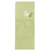 Senko Rabbit Paper Holder Cover Green Lucky Embroidered with Paper