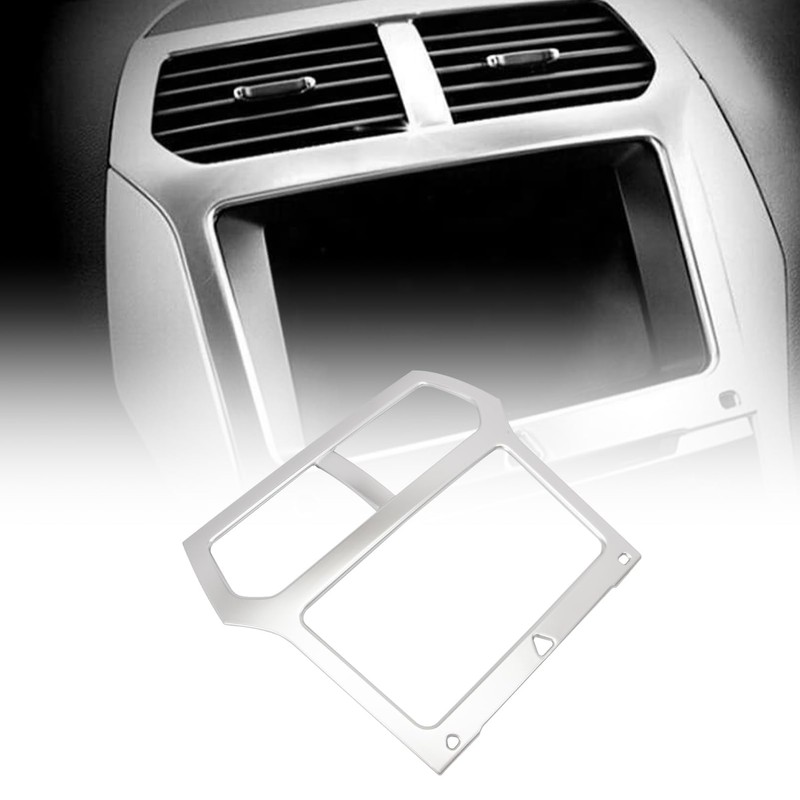 FanPaYY 1pc Car ashboard Console Navigation Cover Frame Trim ABS