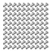 100PCS Tire Studs Silver Universal Wear Resistant Anti Slip Tire