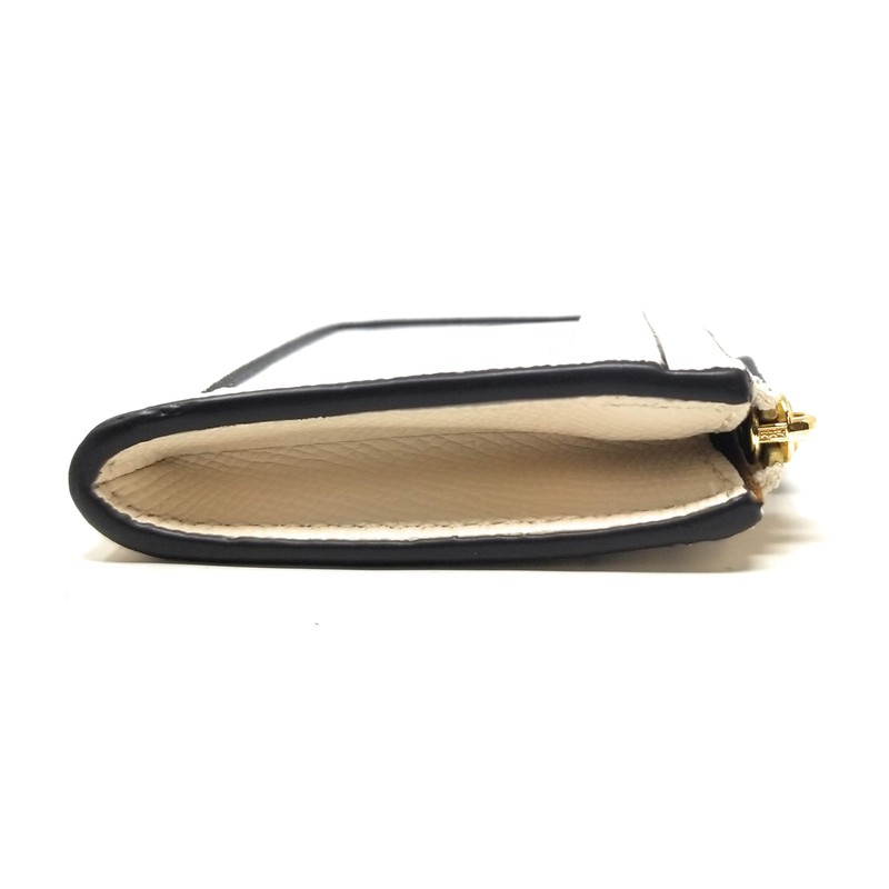 COACH Women's Mini Skinny ID Case, Crossgrain Leather - Chalk,