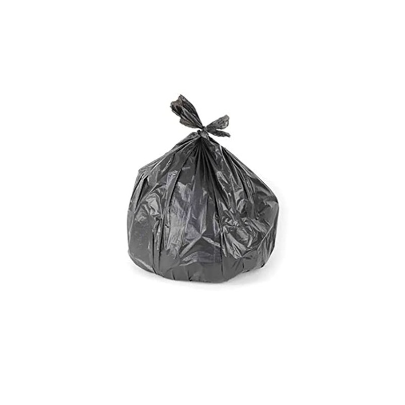 50 Pcs X 72-77L Black Garbage Bin Liners Economy Bags