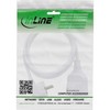 InLine® Power Extension Protective Contact Plug Angled / Female White