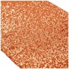 ShinyBeauty 12x72-Inch Rectangle-Orange-Sequin Table Runner- for Wedding/Party/Decor (12x72-Inch) (Orange)