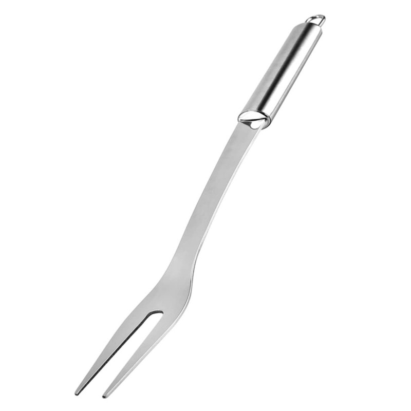 BESPORTBLE 2pcs Stainless Steel BBQ Forks Elegant Serving Forks for
