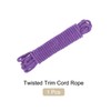 Rebower Nylon Trim Cord Rope, 8mm x 10m Dark Purple