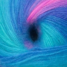 James C. Brett Shhh DK Knitting Yarn Lightweight Double Knit Self Stripe Wool 100g (SH18)