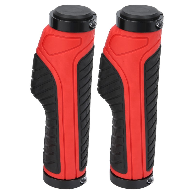 Mountain Bike Soft Handlebar Grips Bicycle Double Lock AntiSlip Rubber