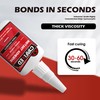 CYAFIXED Strong Cyanoacrylate (CA) Super Glue, High Strength Thick Viscosity