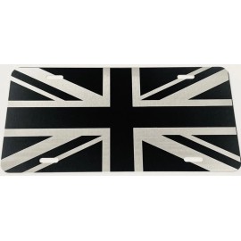 BLVD Great Britain UK British Flag Union Jack Car Tag Laser Engraved License Plate