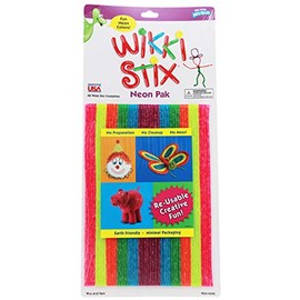Wikki Stix®, Neon Colours, 8 Inches, 48 Per Pack, 3 Packs