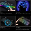 2.4GHz Wireless Mini Remote Control Keyboard Colorful backlit with Rechargeable