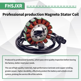 FHSJXR 28P-81410-01-00 Magneto Stator Coil for Yamaha YFM550 Grizzly 550 YFM700 Grizzly 700 EPS Hunter Special Edition 2009-2015, 28P-81410-00-00