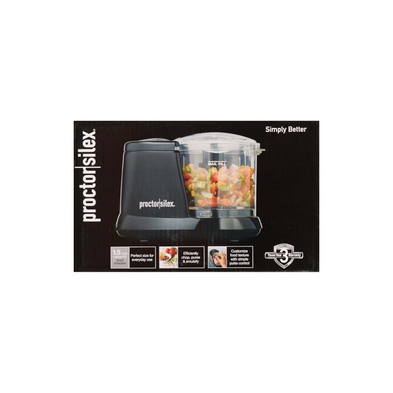 Hamilton Beach Proctor Silex Mini Food Chopper Black