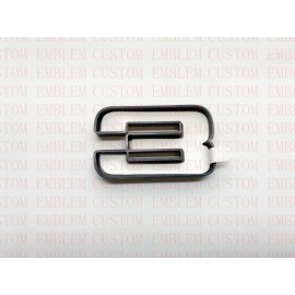 Unbranded Matte BLACK 3500HD SILVERADO DOOR Tailgate LT EMBLEM NAMEPLATE Overlay 2007-2019