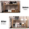 Uni HIMO 20 Pack Shoe Slots Organizer Adjustable Level Shoe