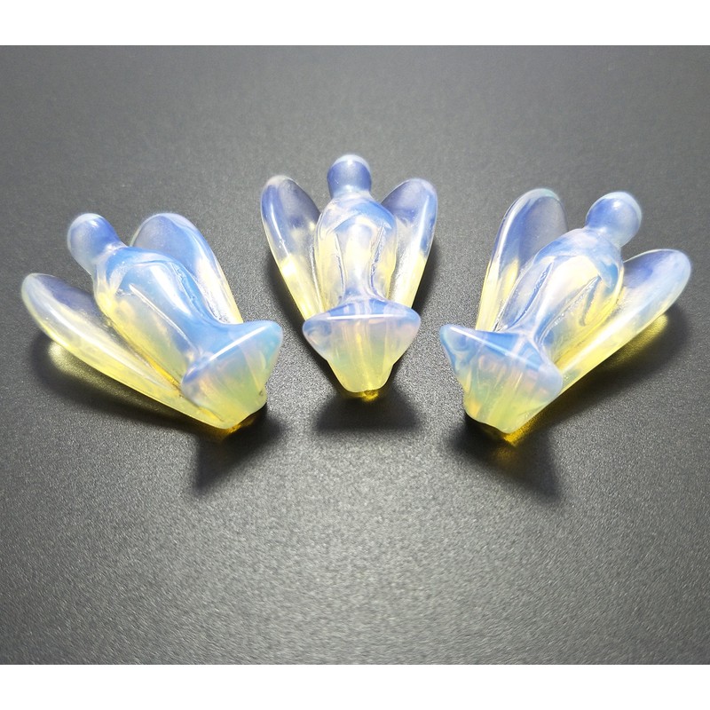 Mina Heal Set of 3 Pocket Guardian Angel Figurines Made