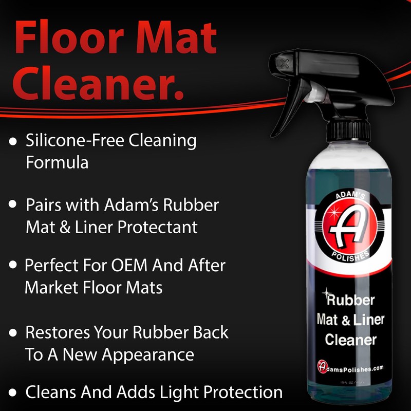 Adam's Polishes Rubber Mat & Liner Protectant (Cleaner & Protectant