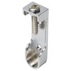 Oval Wardrobe Rail Hanging END Supports Rail Brackets 15mm Wide