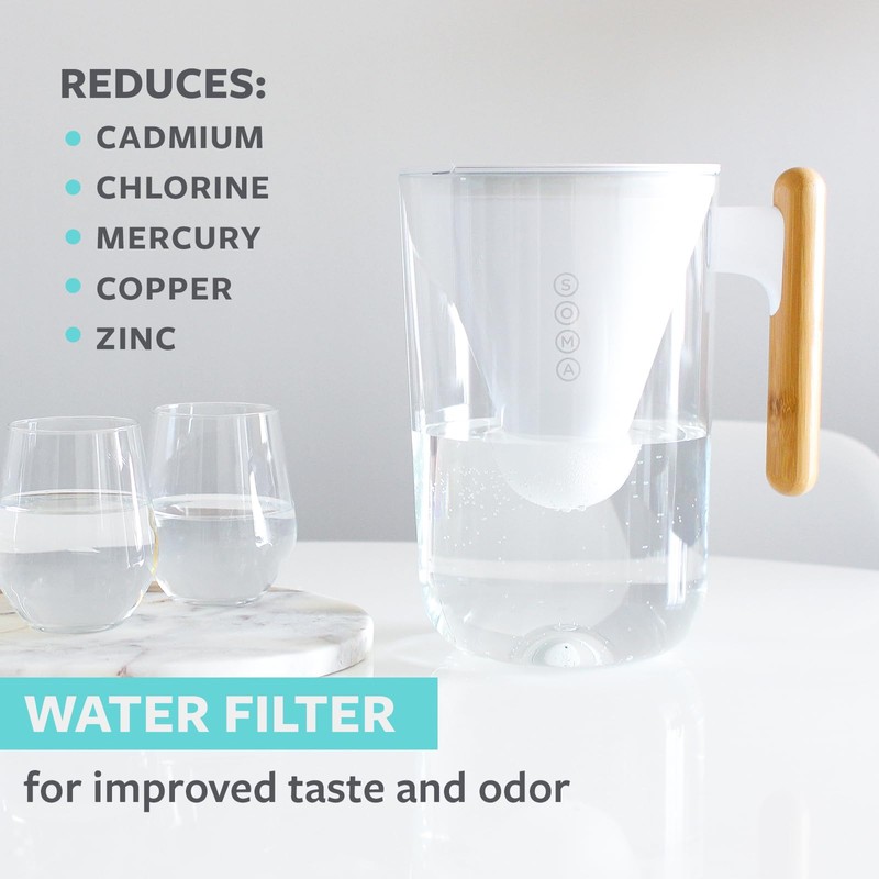 SOMA 10-Cup Water Filter Pitcher