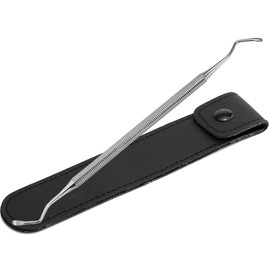 Corner Lifter Foot Care Stainless Steel Foot Care Instrument with Oval Ends - Nail Lifter Nail Care Double Instrument Pedicure Instrument with Case