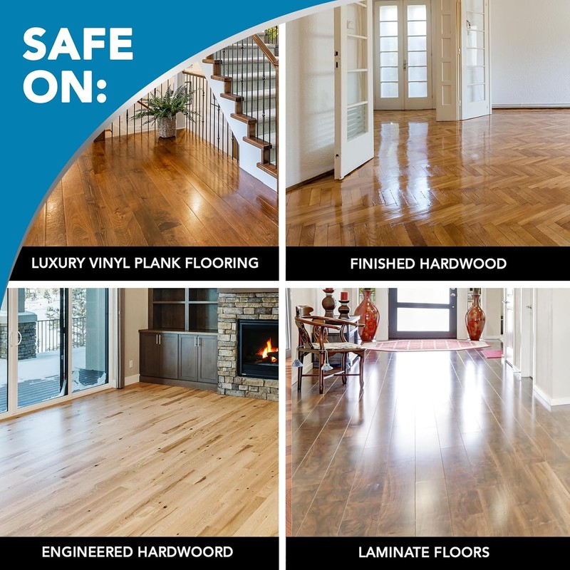 Weiman Hardwood Floor Cleaner for Finished Hardwood, Engineered Flooring, Vinyl