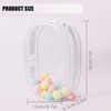 Hotcho Clear Figure Display Bag with Keychain Blind Box Carrying