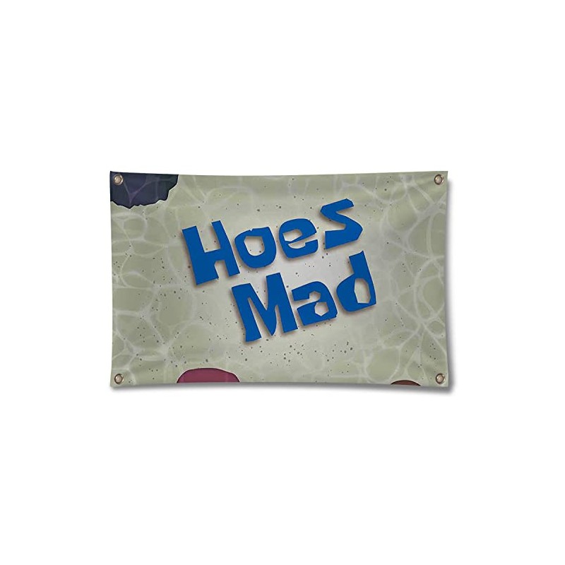 Hoes Mad Flag 3x5Ft Large Banner Compatible Tapestry HD Printing