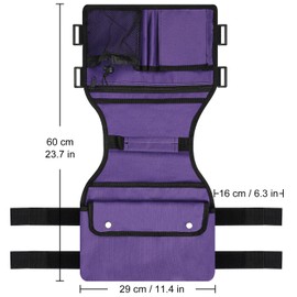 supregear supregear Side Walker Bag, Walker Accessories Bag w/Cup Holder, Folding Walker Basket Waterproof Walker Organizer Caddy Pouch for Most Walker with Side Bar for Seniors, Elderly, Double Sided