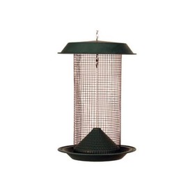 Woodlink NAMAG1 Audubon Hunter Plastic Oil Sunflower Bird Magnum Wild Bird Feeder, Green