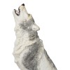 Woodlands Wildlife Mystical Alpha Snow Arctic Wolf Howling At The