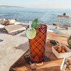 IMPULSE! Monceau Ruby Red highball Drinking Glasses, Set of 4