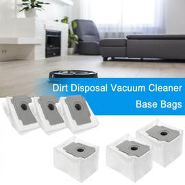 6 pcs Vacuum Bags For Irobot Roomba I & J & S Series Vacuum Clean Base Automatic Dirt Disposal Bags