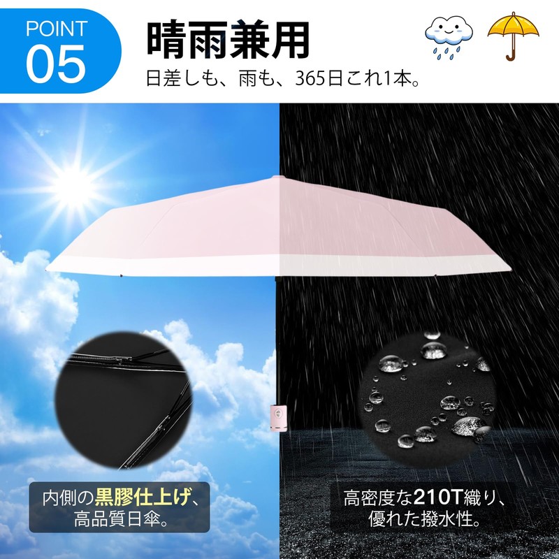 SEMTIM 【1 Second Folding】Shape Memory Folding Umbrella, Lightweight 【JIS Certified