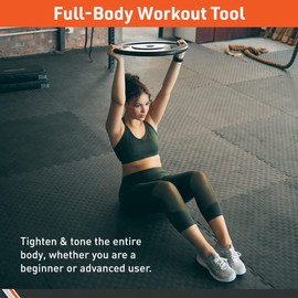 Body Sport Bumper Weight Plates for Training, 35 lb. (2-Pack) - Impact Absorbing Strength Discs with Stainless Steel Insert