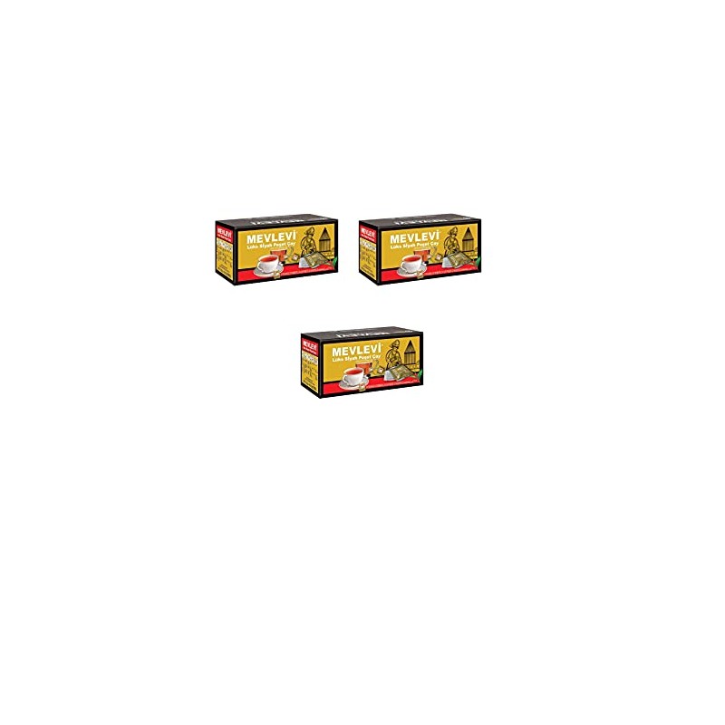 Mevlevi Black Tea Earl Grey Ceylon Bag Tea (25 x